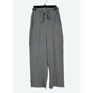 Thread & Supply Tencel Tie Elastic Waist Pant‎ Flint Stone Gray Size XS NWT